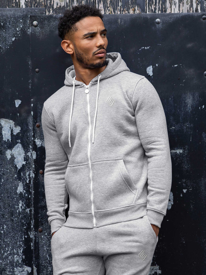 EZHD577 Copy of Mens Zip Up Hooded Fleece Tracksuit Top  | Enzo Designer Menswear ENZO RAWDENIM