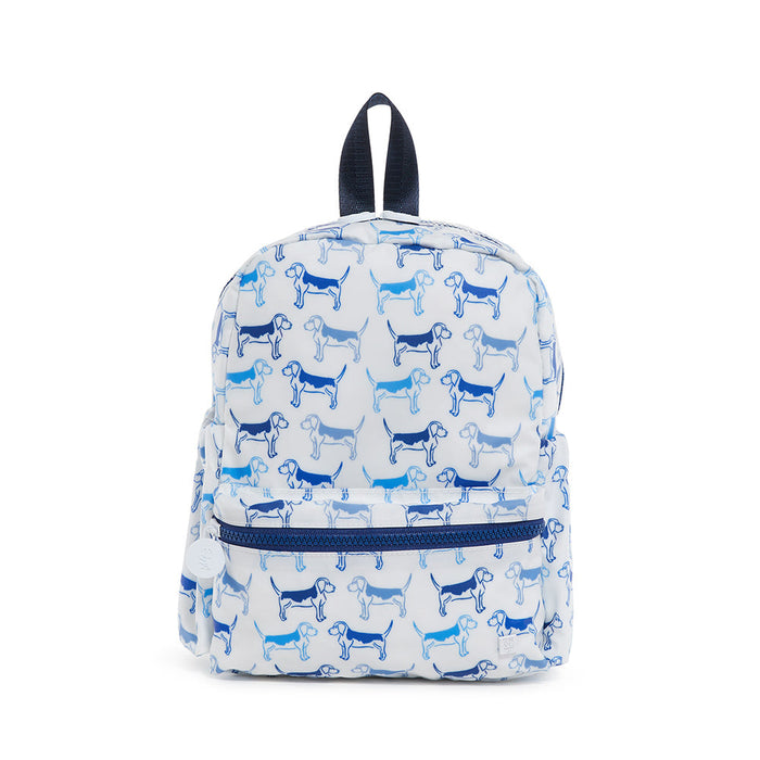 Mini Backer - Puppy Love Blue - Wee Bee Baby Boutique