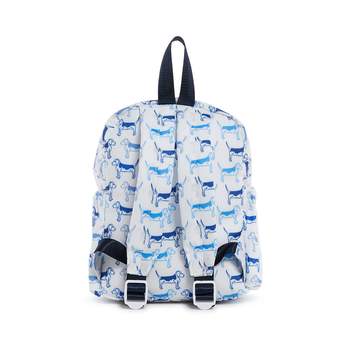 Mini Backer - Puppy Love Blue - Wee Bee Baby Boutique