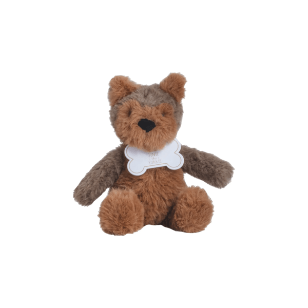 Mini Yorkie Plush Dog - Wee Bee Baby Boutique