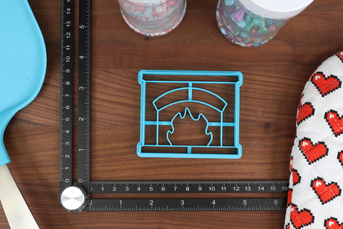 More Christmas Cookie Cutters - Baked Ham, Christmas Stocking, Fireplace, Happy Elf, Plate Snowflake - Holiday Cookies, Set two