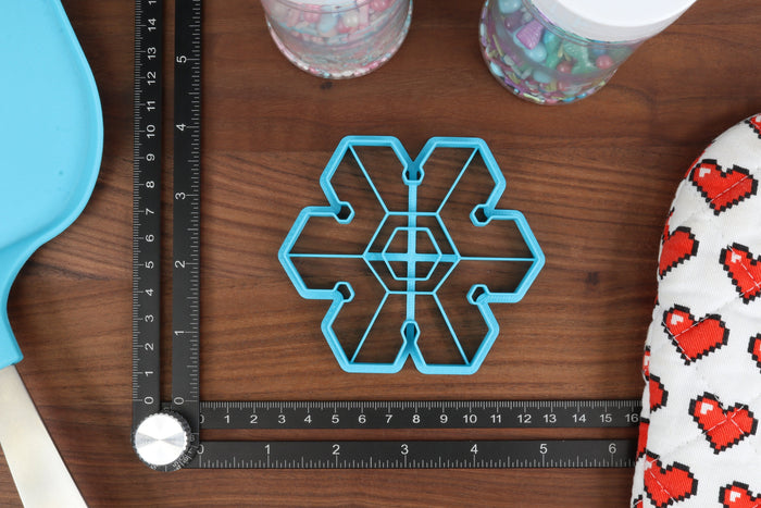 More Christmas Cookie Cutters - Baked Ham, Christmas Stocking, Fireplace, Happy Elf, Plate Snowflake - Holiday Cookies, Set two