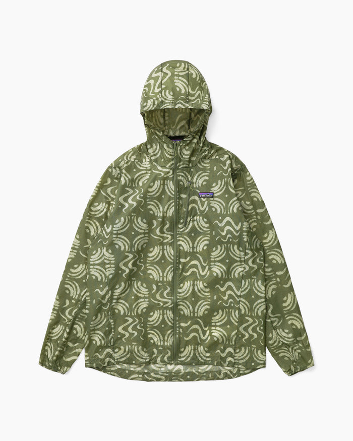 M's Houdini Jacket Sand Waves: Caper Green