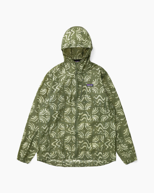 M's Houdini Jacket Sand Waves: Caper Green