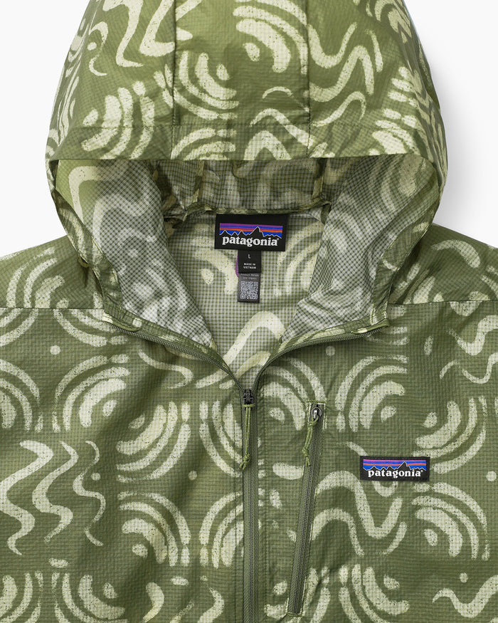 M's Houdini Jacket Sand Waves: Caper Green