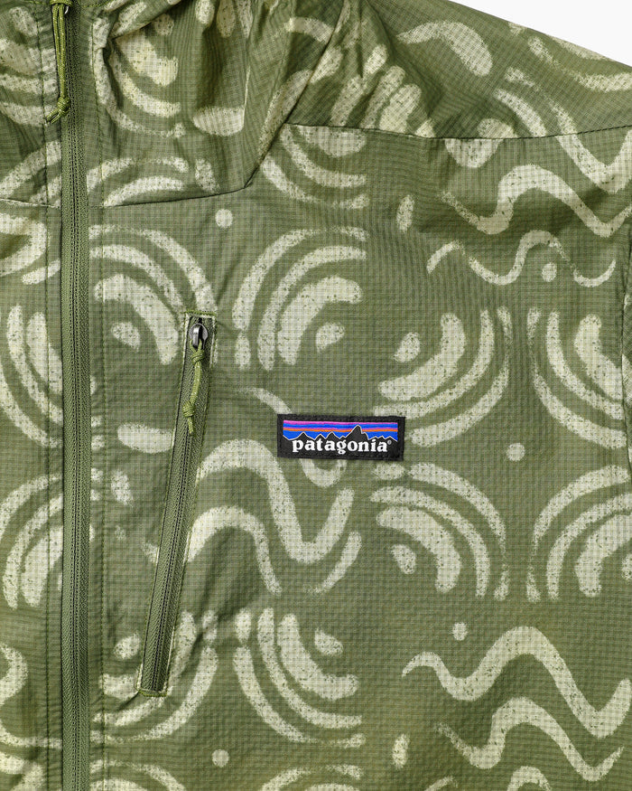 M's Houdini Jacket Sand Waves: Caper Green