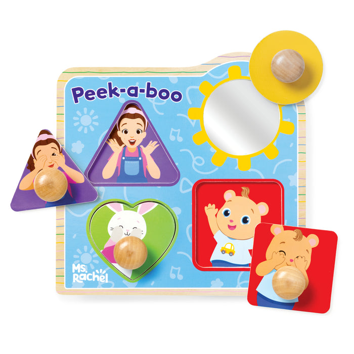 Ms. Rachel Jumbo Knob Puzzle - Wee Bee Baby Boutique