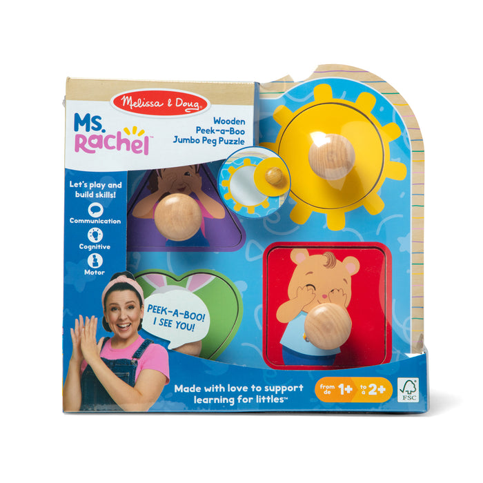 Ms. Rachel Jumbo Knob Puzzle - Wee Bee Baby Boutique