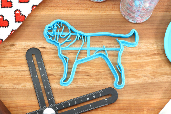 Neapolitan Mastiff Cookie Cutters - Mastiff Face, Mastiff Hat, Mastiff Outline, Mastiff Stack, Mastiff Sitting - Mastiff Gift Idea