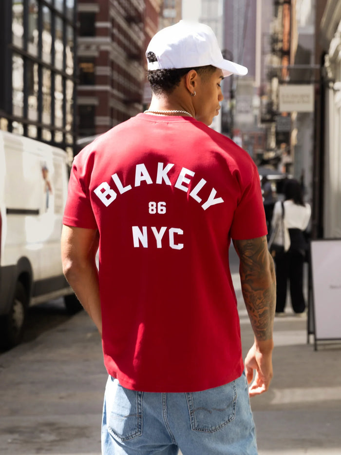 NYC Relaxed T-Shirt - Red