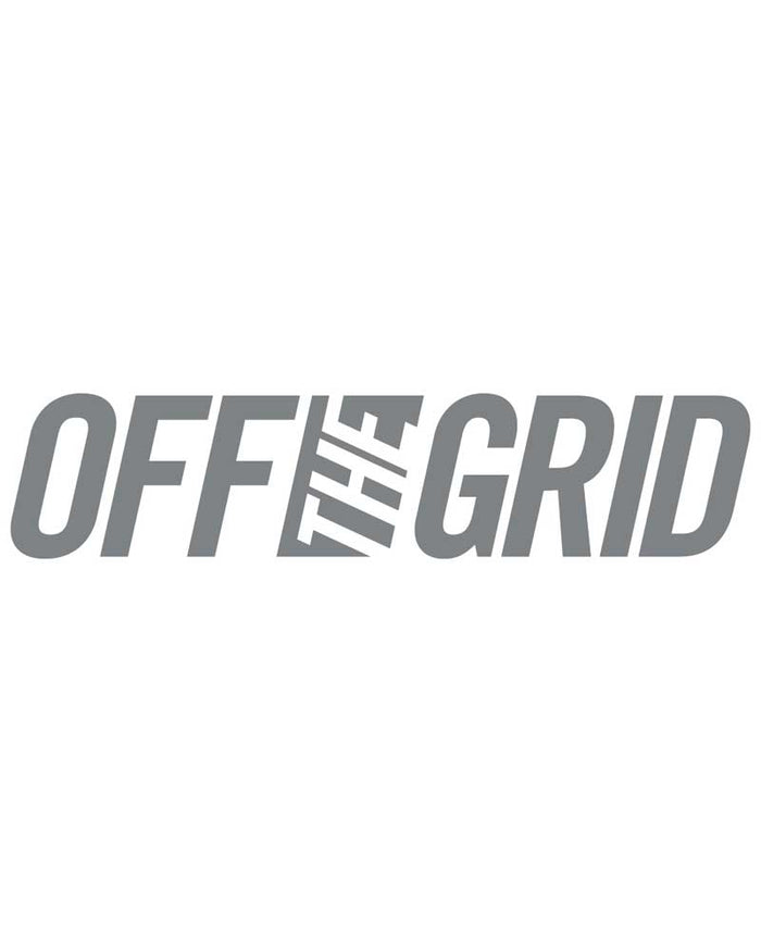 Off The Grid Surplus - OFF THE GRID Solid Logo Decal - 7 Colors - Gray - ONE