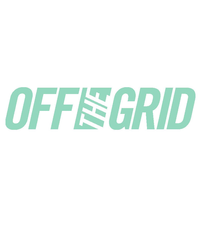 Off The Grid Surplus - OFF THE GRID Solid Logo Decal - 7 Colors - Mint - ONE