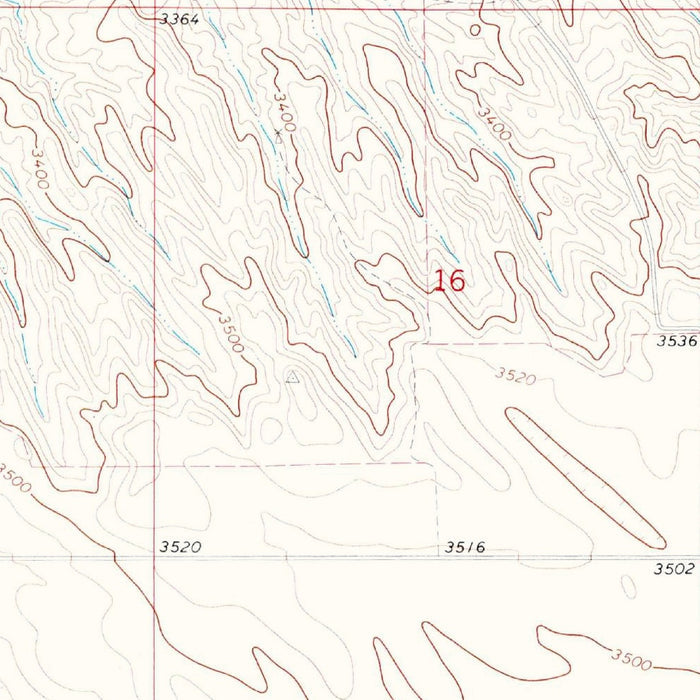 Old Map of Ogallala, Nebraska by USGS, 1971 – Lake McConaughy & North Platte River