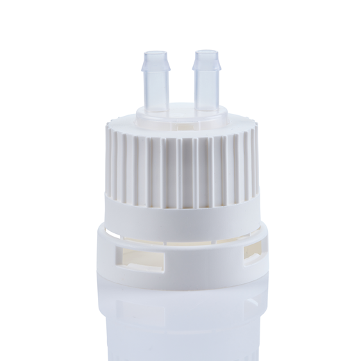 Open Top Tamper Evident VersaCap® 38-430mm with 2x Molded 1/4" HB Adapter, 4/CS