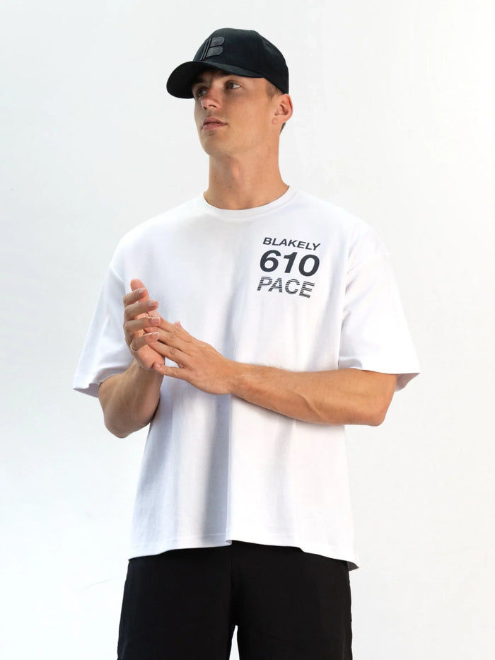 Pacer 610 Unfitted T-Shirt - Bright White