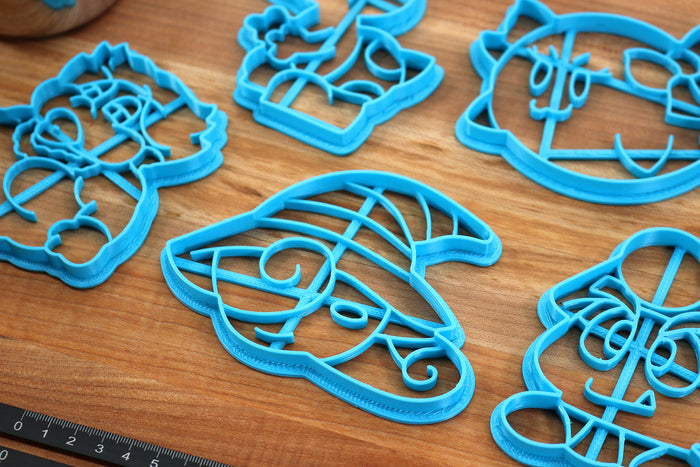 Paper Mario TTYD Friends Cookie Cutters- Goombella, Lady Bow, Madame Flurrie, Vivian TTYD, Yoshi Kid -  /  Nintendo Gift