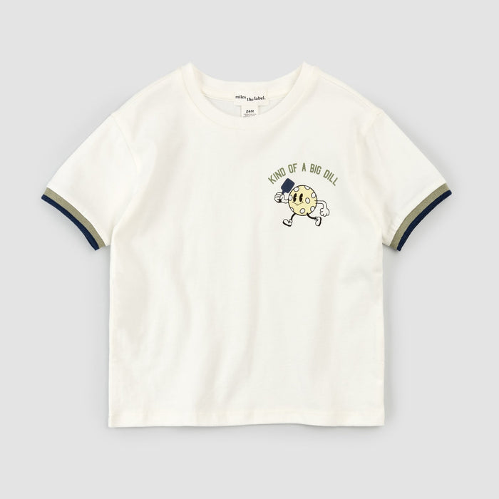 Pickleball Ringer T-Shirt - Wee Bee Baby Boutique