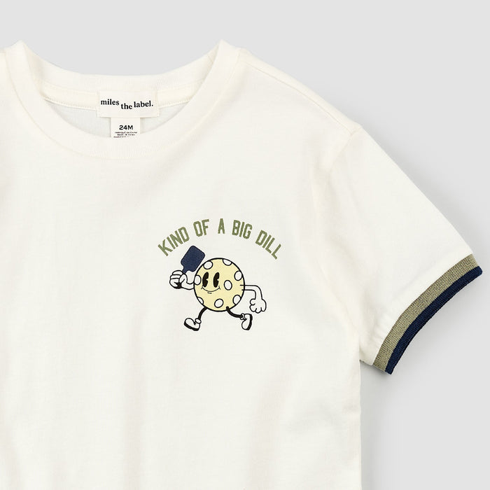 Pickleball Ringer T-Shirt - Wee Bee Baby Boutique