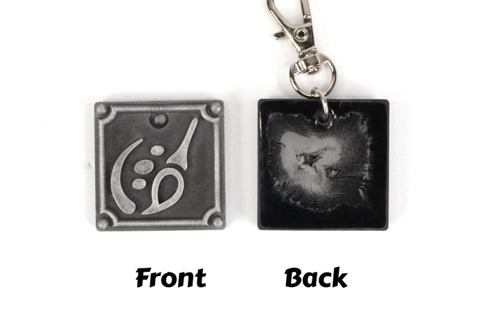 Pictomancer FFXIV Job Charm - PIC Metal Resin, Final Fantasy 14 FF14 Soul Crystal Keychain / Necklace | 1 KY1