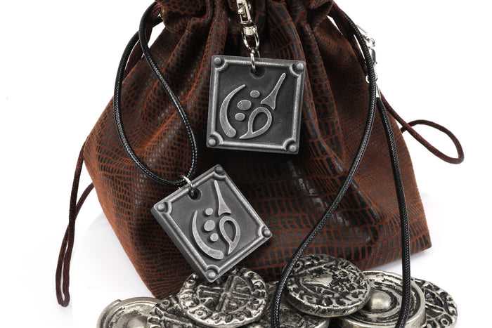 Pictomancer FFXIV Job Charm - PIC Metal Resin, Final Fantasy 14 FF14 Soul Crystal Keychain / Necklace | 1 KY1