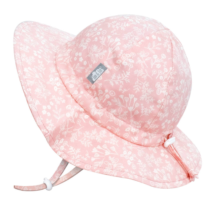 Pink Prairie | Cotton Floppy Sun Hat - Wee Bee Baby Boutique