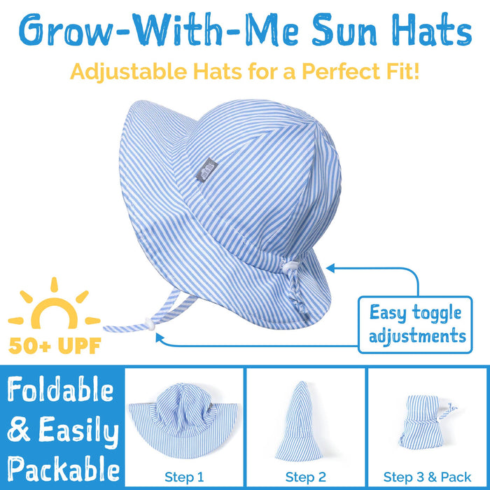 Pink Prairie | Cotton Floppy Sun Hat - Wee Bee Baby Boutique