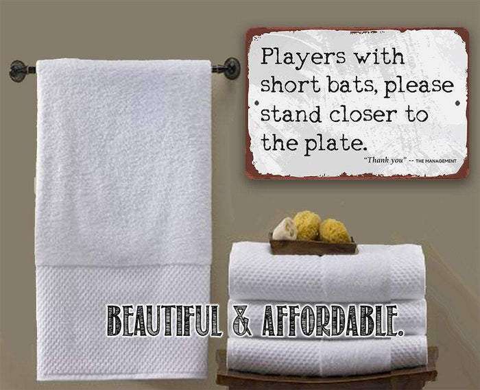 Players With Short Bats - Metal Sign | Lone Star Art.