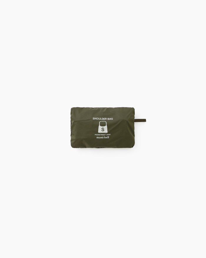 Pocketable Light Shoulder Bag S Khaki Green