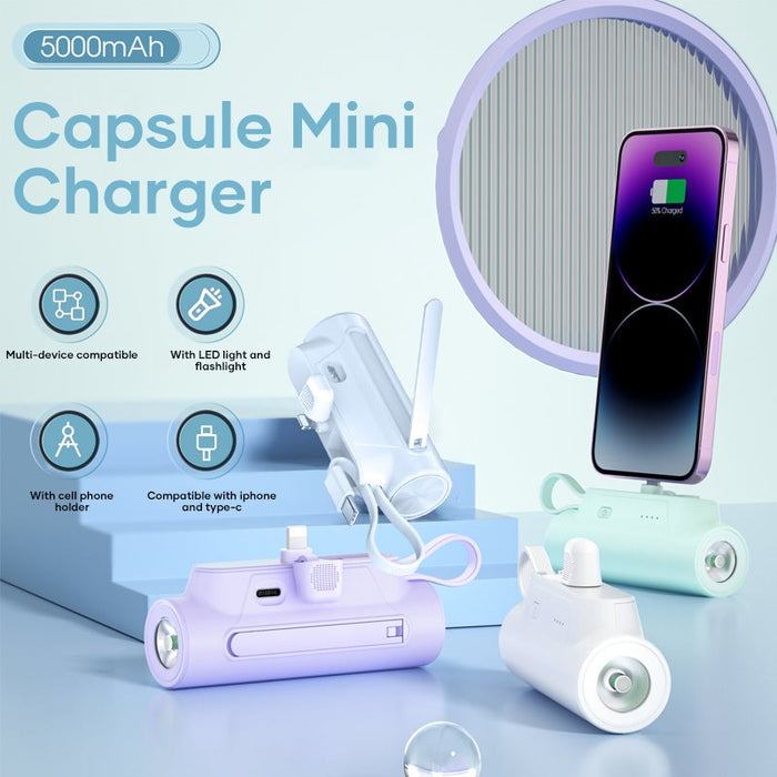 Portable Capsule Power Bank