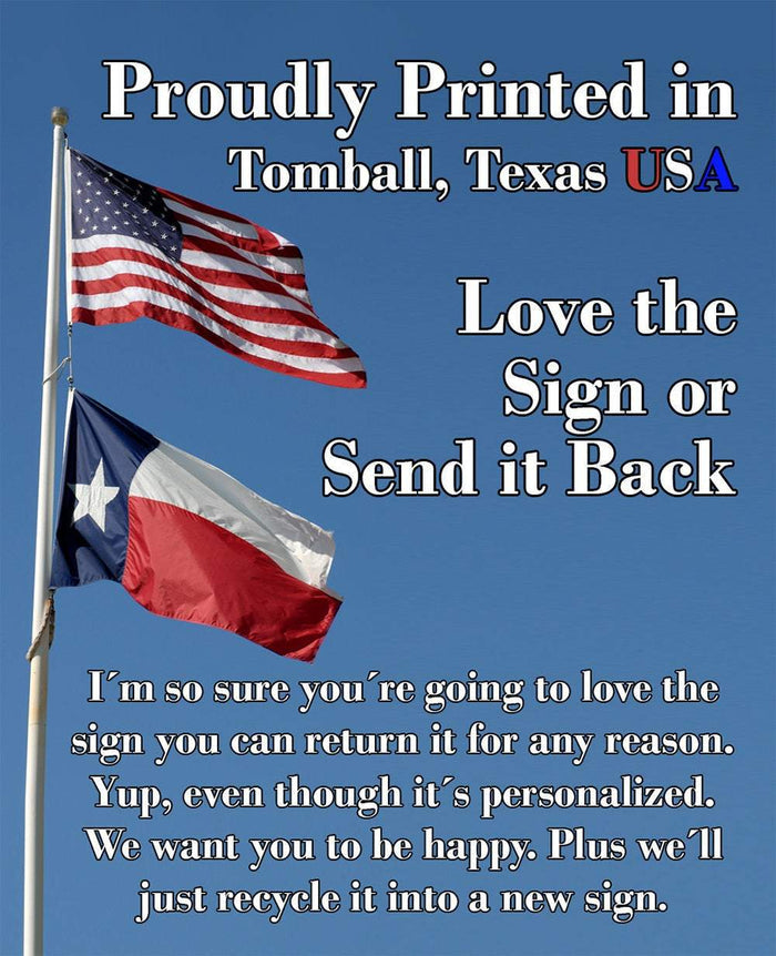 Postal Sign - Metal Sign | Lone Star Art.