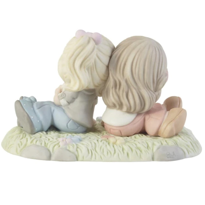 Precious Moments - I've Got Your Back Figurine Sisters Friends Coffee Latte Porcelain Figurine 203008