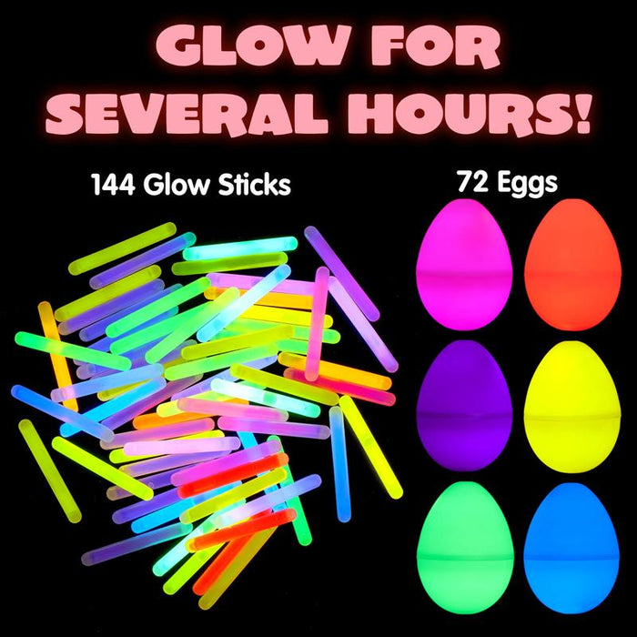 72 PCS (Glow Eggs)