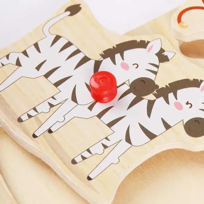 Puzzle Wood Peg Noah's Ark