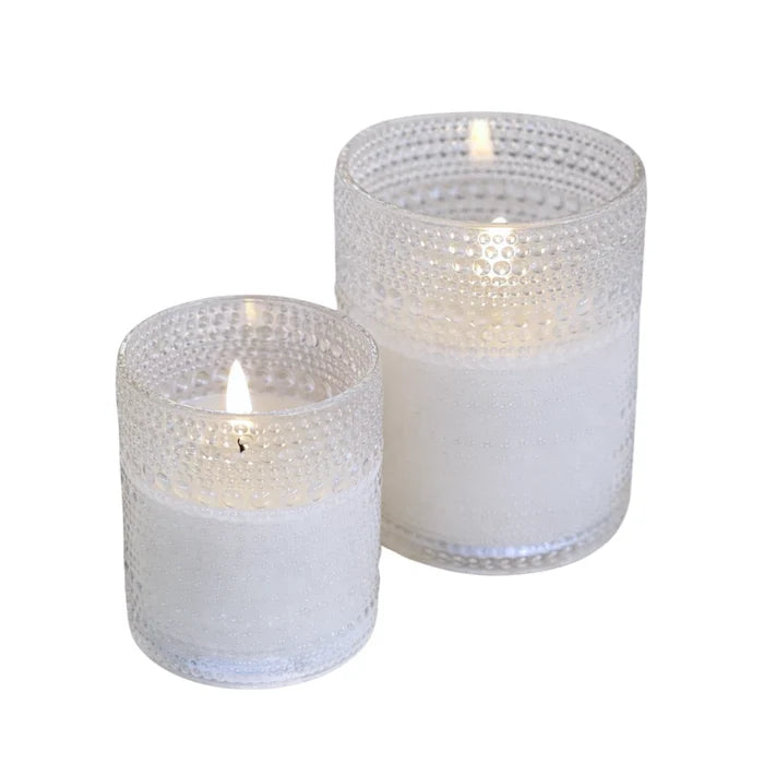 Radiance Embossed LED Candles: Available at City Home PDX