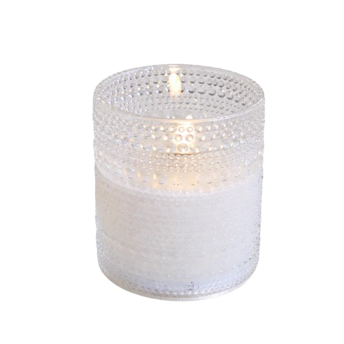 Radiance Embossed LED Candle-Small: Available at City Home PDX