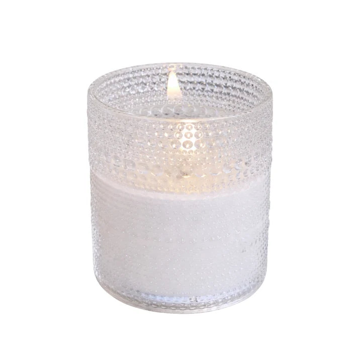 Radiance Embossed LED Candle-Large: Available at City Home PDX