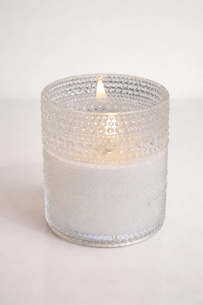 Radiance Embossed LED Candle-Large: Product View