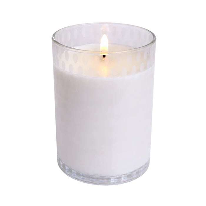 Radiance Simply Ivory Etched Candle: Available at City Home PDX