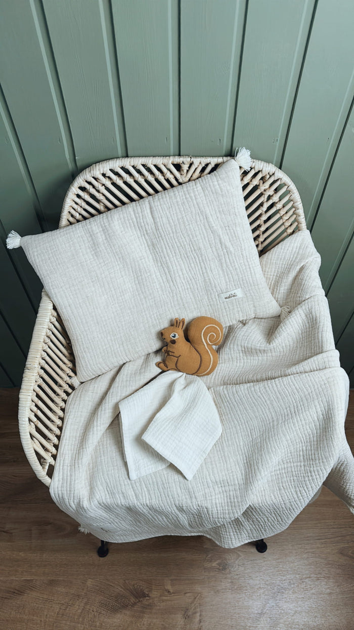 Rattle Toy Squirrel With Nappie