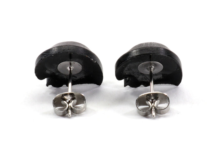 Reaper FFXIV Soul Crystal Earrings/RPR Job Stone FF14 Final Fantasy 14 FFXIV Charm -Stainless Steel Stud-