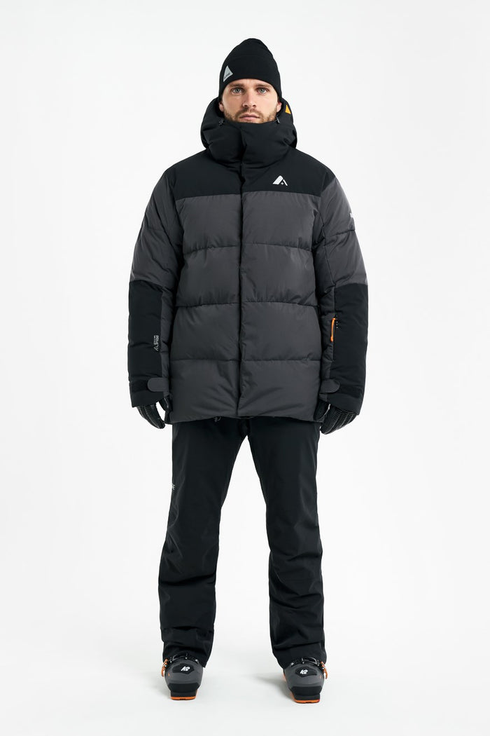 Redford Insulated Down Ski Jacket-Black