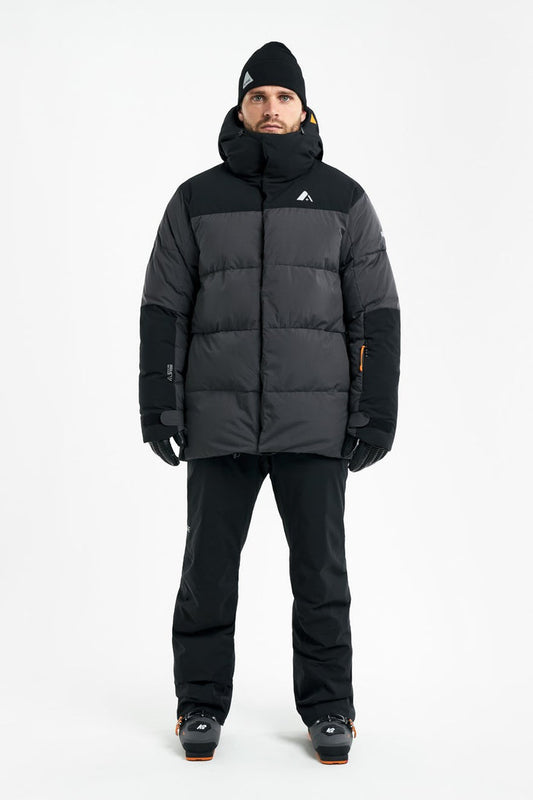 Redford Insulated Down Ski Jacket-Black