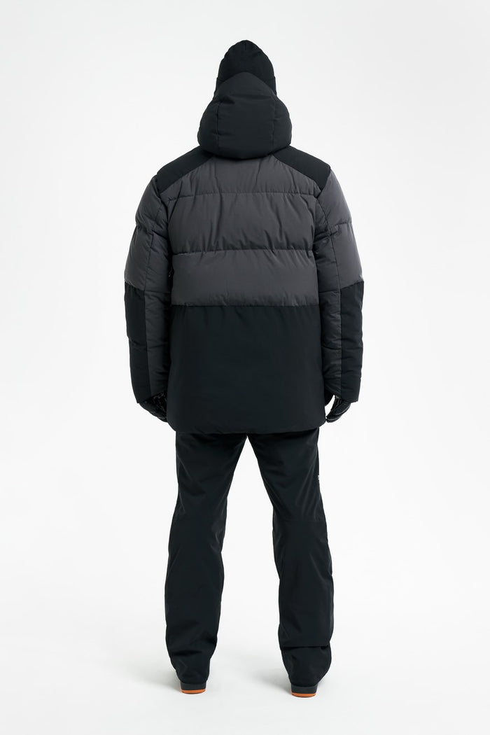 Redford Insulated Down Ski Jacket-Black