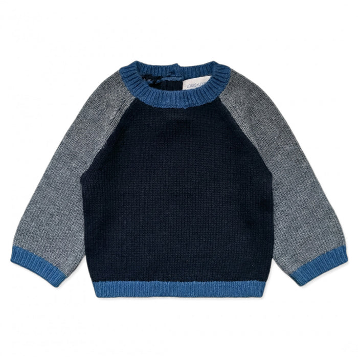 Rupert Knitted Pull Black, Dark Grey