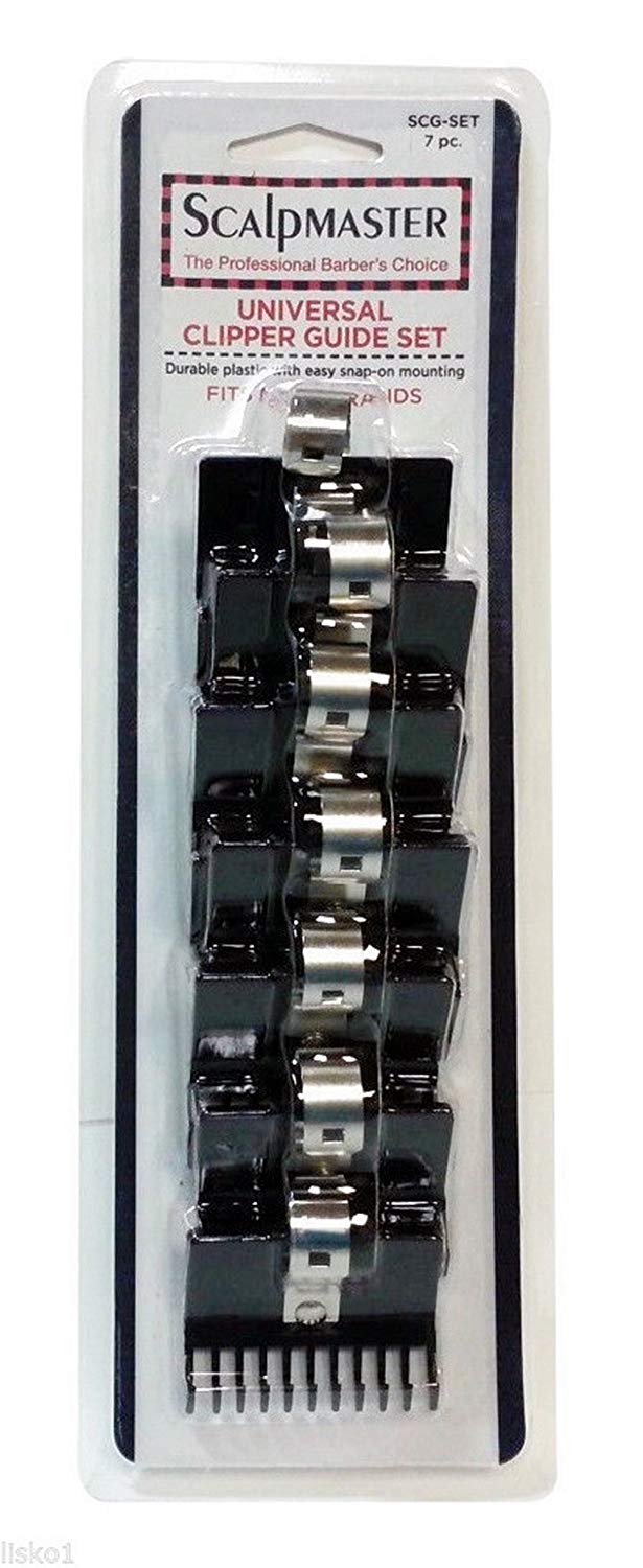 Scalpmaster Universal Clipper Guide Set #SCG-SET - 7 Piece - Palms Fashion Inc.