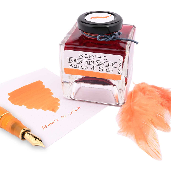 Scribo Arancio Di Sicilia Ink Bottle, Orange - 90ml