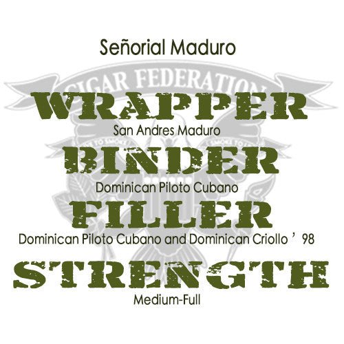 Senorial Maduro by Jose Blanco - Cigar Federation