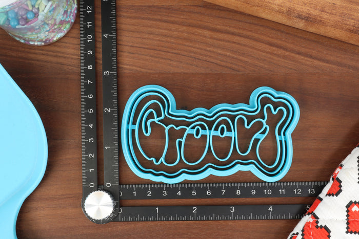 Sensational 60's Cookie Cutters - Groovy Word, Heart Sunglasses, Hippie Van, Lava Lamp, Peace Symbol - 60s Era Cookies Cutter