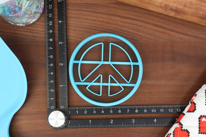 Sensational 60's Cookie Cutters - Groovy Word, Heart Sunglasses, Hippie Van, Lava Lamp, Peace Symbol - 60s Era Cookies Cutter