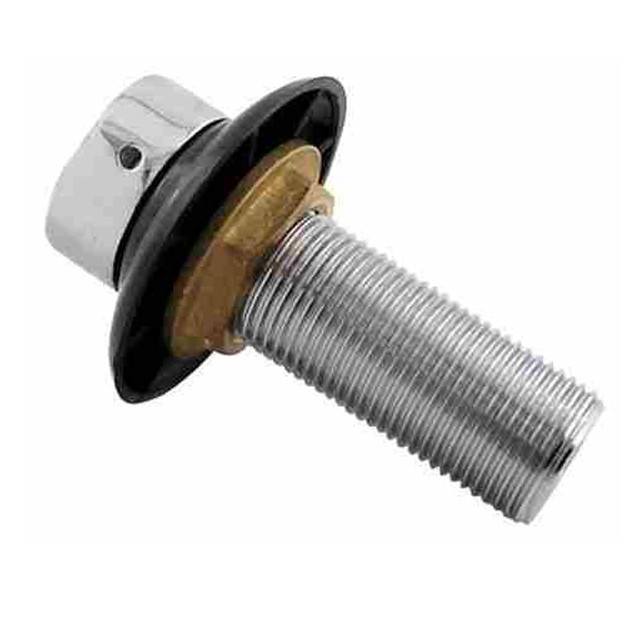 Keg And Draft Supplies - Shank - 5 1/8" Long With 3/16" Bore - Chrome Plated Brass